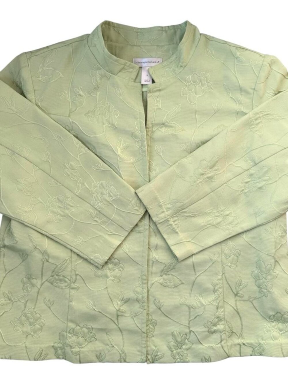 Alfred Dunner Green Floral Blazer